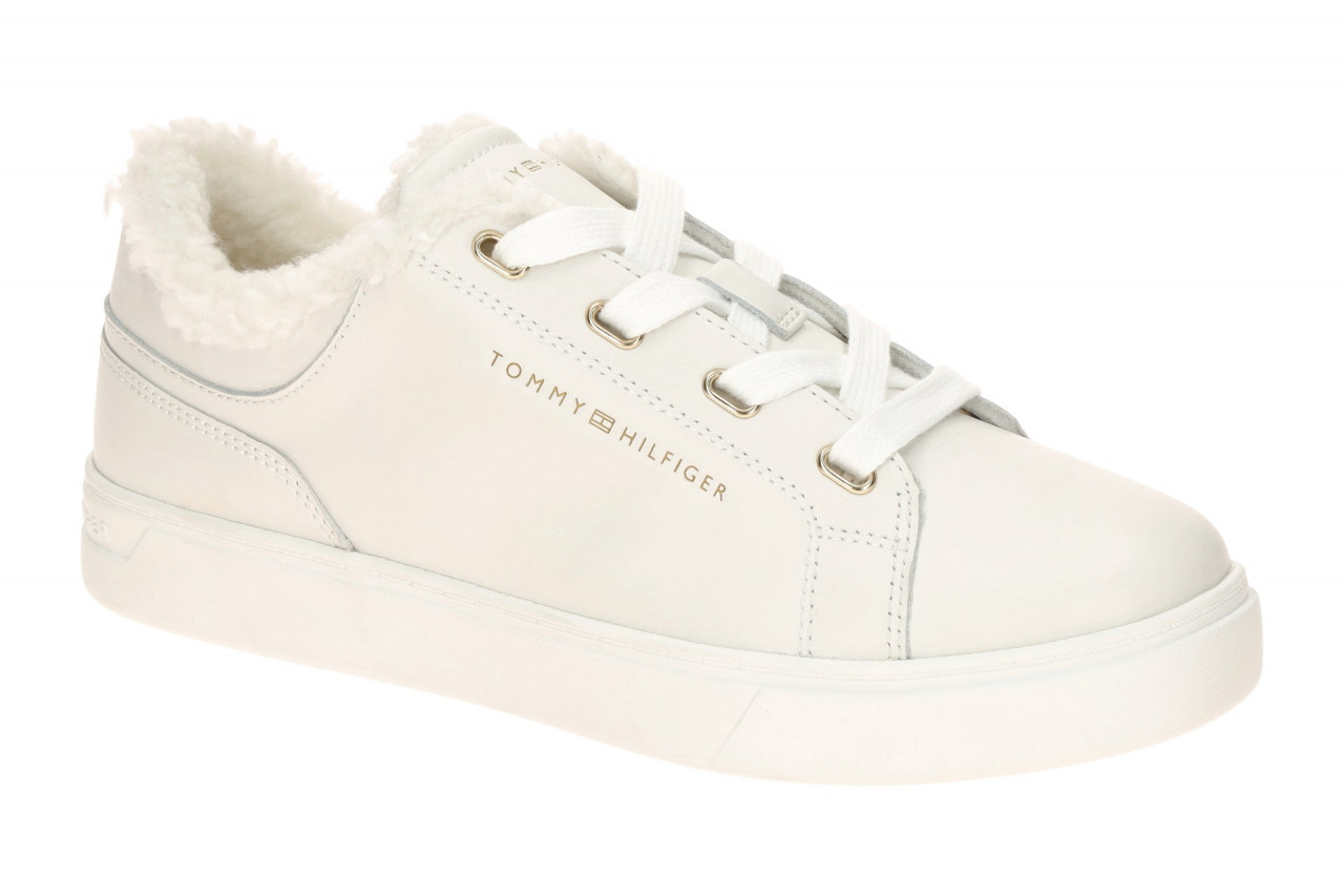 Tommy Hilfiger Damen Sneaker FW08824 YBL ecru Warmfutter Gummisohle 1 Tommy Hilfiger Damen Sneaker FW08824 YBL ecru Warmfutter Gummisohle