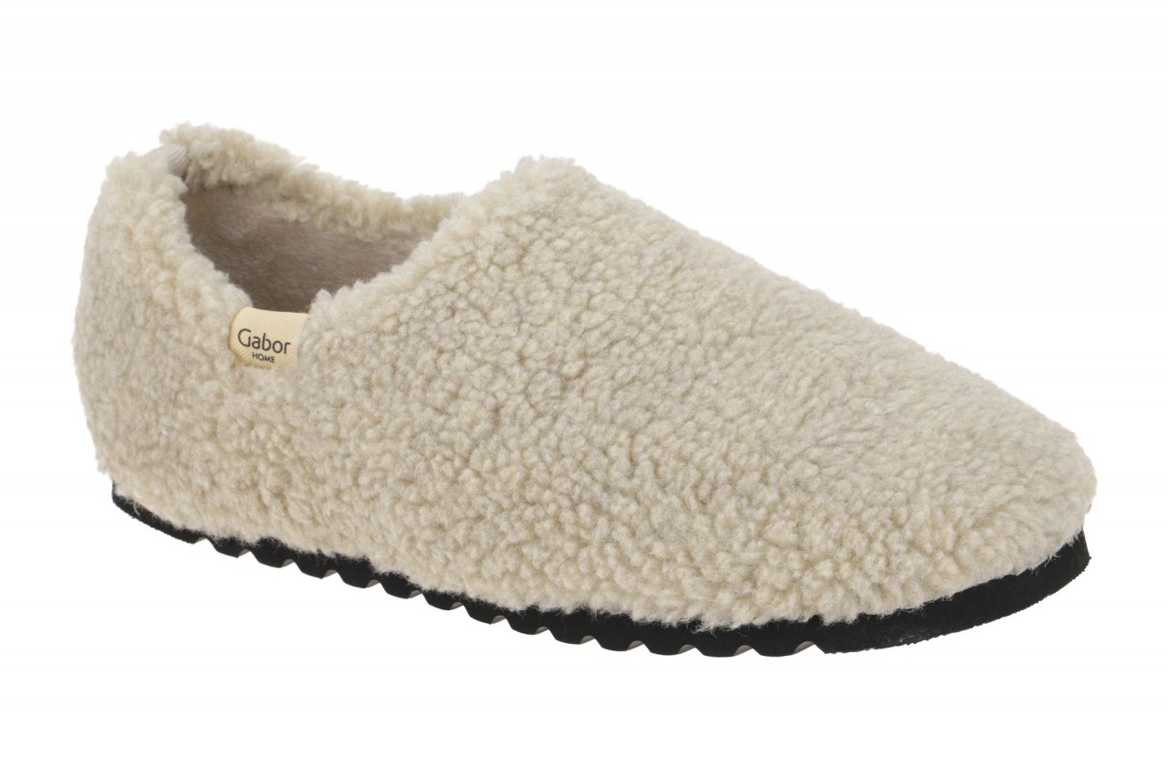 Gabor 33.060.12 Damen Slipper Beige - Warmfutter & Wechselfu?bett 1 Gabor 33.060.12 Damen Slipper Beige - Warmfutter & Wechselfu?bett
