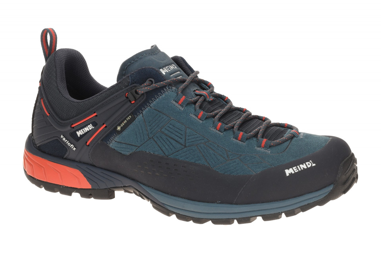 Meindl 47150 53 Top Trail GTX Herrenschuhe blau petrol/rot wasserdicht 1 Meindl 47150 53 Top Trail GTX Herrenschuhe blau petrol/rot wasserdicht