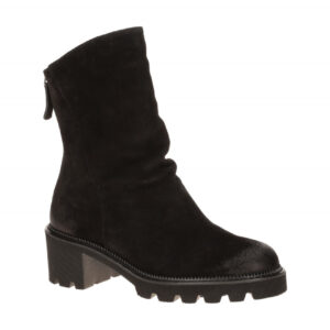 Paul Green Damen Stiefeletten 8291-020 Schwarz elegante Veloursleder - Warmfu...