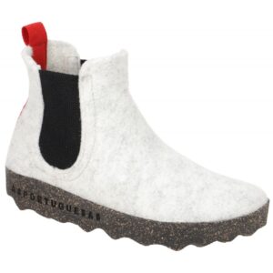 Asportuguesas P018084007 Damen Stiefeletten wei? offwhite bequeme Chelsea Boots