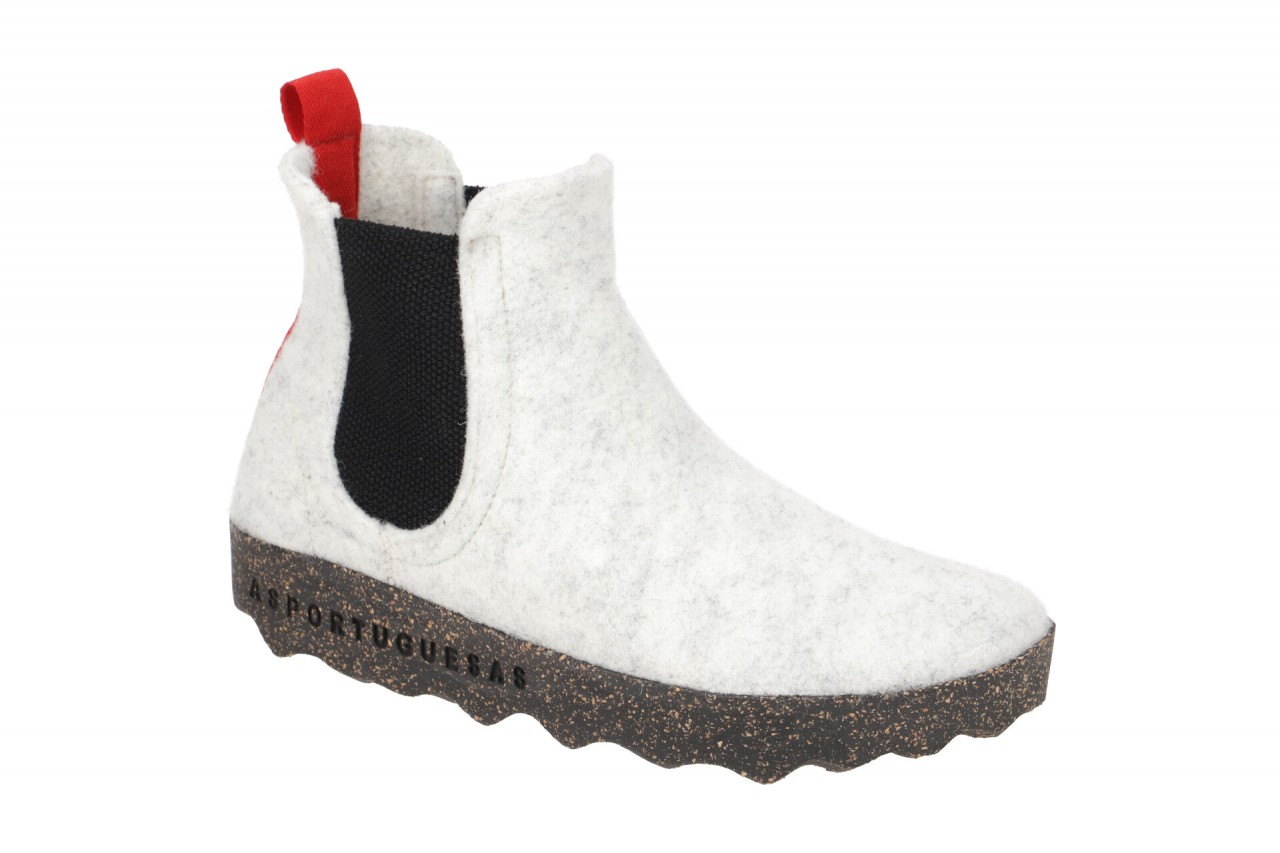 Asportuguesas P018084007 Damen Stiefeletten wei? offwhite bequeme Chelsea Boots 1 Asportuguesas P018084007 Damen Stiefeletten wei? offwhite bequeme Chelsea Boots
