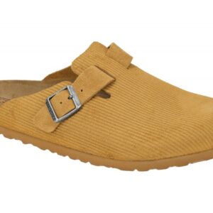 Birkenstock 1025647 Boston_BS_D Damen Clogs Braun Corduroy Cork Brown - Beque...
