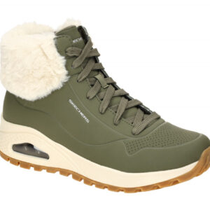 Skechers 167274/OLV Uno_Rugged_D Damenschuhe Gr?n-Olive Air Cooled Memory Foam