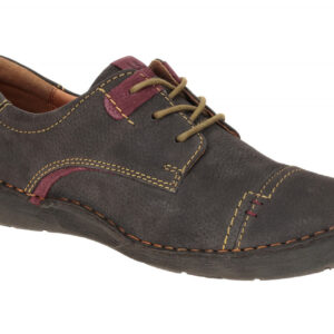 Josef Seibel Damenschuhe FERGEY 41 59641 Grau Titan Kombi Bequeme Halbschuhe