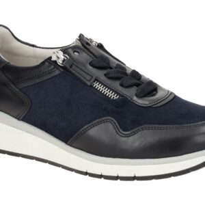 Gabor 46.308 River/Midnight K. Halbschuhe Damen bequem Stretchleder Textil Ke...