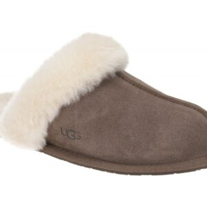UGG 1106872 esp SCUFFETTE II Damen Pantoletten espresso Lammfell Nubuck Gummi...