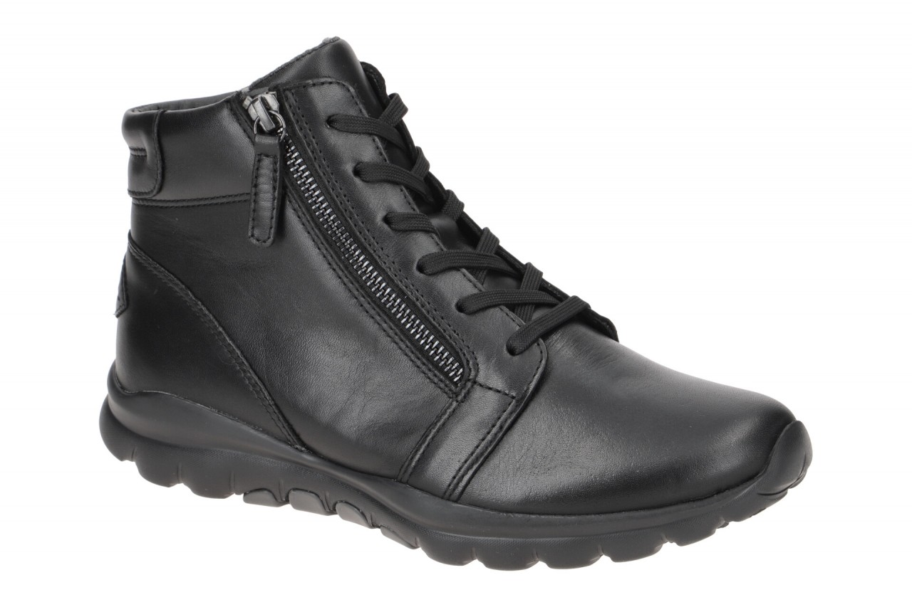 Gabor 76.868.57 Damen Stiefeletten ROLLINGSOFT Schwarz - bequeme Komfort Sneaker 1 Gabor 76.868.57 Damen Stiefeletten ROLLINGSOFT Schwarz - bequeme Komfort Sneaker