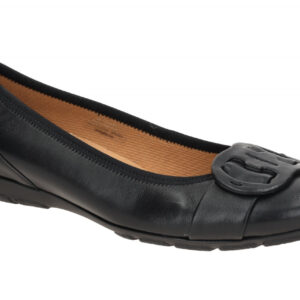 Gabor 84.163 Damen Ballerinas Slipper schwarz Lammnappa Luftkammersohle