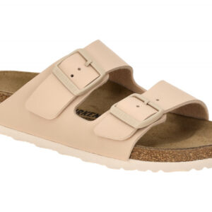 Birkenstock Damen Pantoletten ARIZONA BS 1027723 Beige Synthetik Lederfu?bett