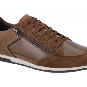 Geox U354GB RENAN Braun Herren Sportliche Halbschuhe Sneaker