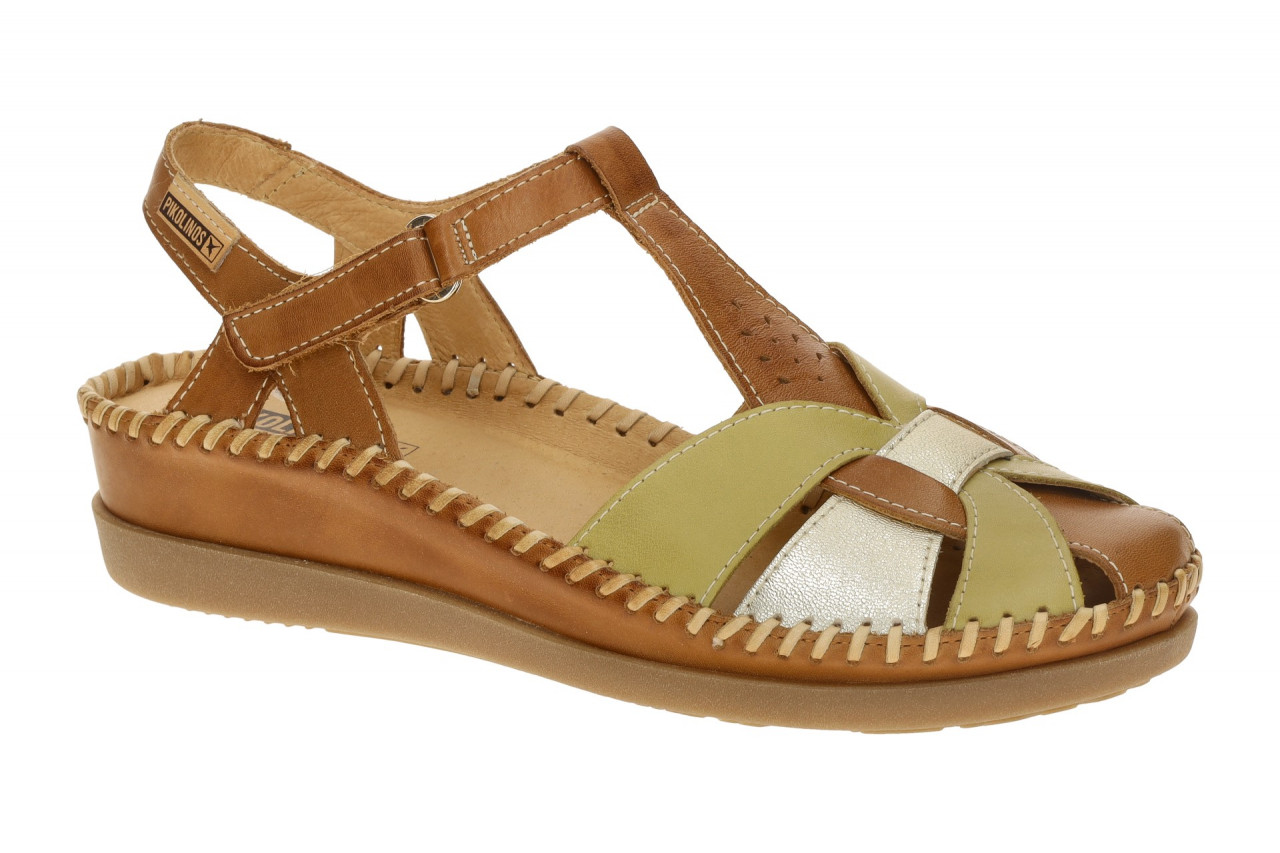 Pikolinos W8K-0847C1 Damen Sandale CADAQUES braun Klettverschluss flach 1 Pikolinos W8K-0847C1 Damen Sandale CADAQUES braun Klettverschluss flach
