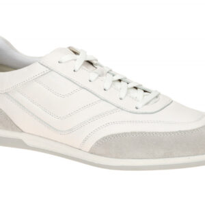 Geox U654GD RENAN Herren-Sneaker wei?, Velourleder-Mix, atmungsaktiv
