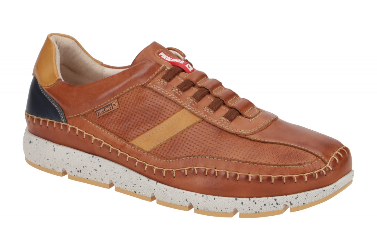 Pikolinos M4U-6046C1 Herren Slipper braun brandy bequeme Segmensohle 1 Pikolinos M4U-6046C1 Herren Slipper braun brandy bequeme Segmensohle