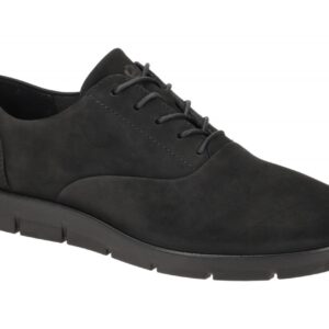 Ecco 28231302001 Bella Lace Damenschuhe Schwarz Nubuck Wechselfu?bett
