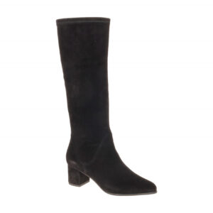 Peter Kaiser Damenstiefel 9-75526 Schwarz Echtleder Stretch Langschaft Blocka...