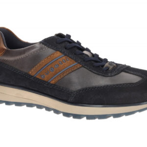 Bugatti 332-AWC03-1410 Herrenschuhe dunkelblau/dunkelgrau bequeme Schn?r Halb...