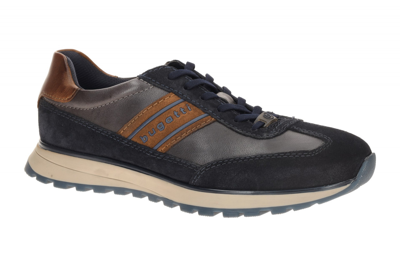 Bugatti 332-AWC03-1410 Herrenschuhe dunkelblau/dunkelgrau bequeme Schn?r Halb... 1 Bugatti 332-AWC03-1410 Herrenschuhe dunkelblau/dunkelgrau bequeme Schn?r Halb...