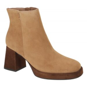 Paul Green Stiefeletten 8051-00x Braun Sisal/Hazel Damen elegant mit Plateau