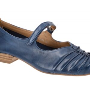 Everybody Riemchen Pumps 30508H2296 GL152 GALEGA blu china Echtleder rund Abs...