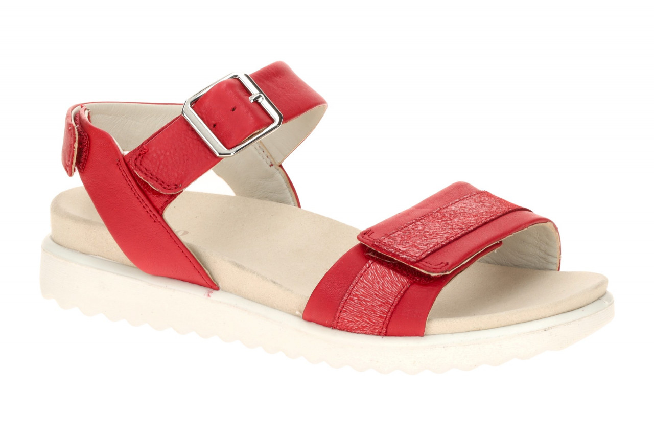 Legero 2-000453-5000 MOVE Damen Sandale Fesselriemchen rot marte flexibel 1 Legero 2-000453-5000 MOVE Damen Sandale Fesselriemchen rot marte flexibel