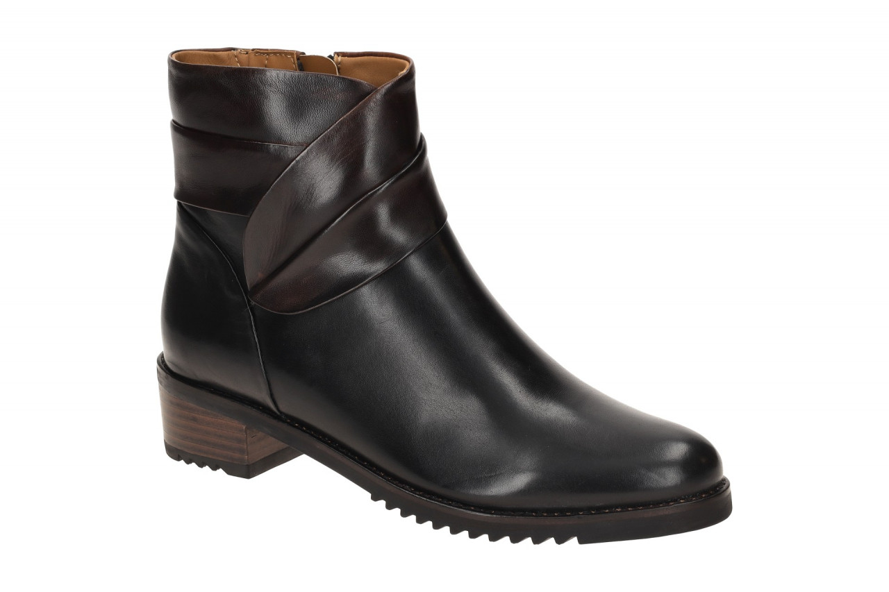 Everybody 11651U3254 GL001371 Damen Stiefeletten schwarz + dunkelbraun elegan... 1 Everybody 11651U3254 GL001371 Damen Stiefeletten schwarz + dunkelbraun elegan...