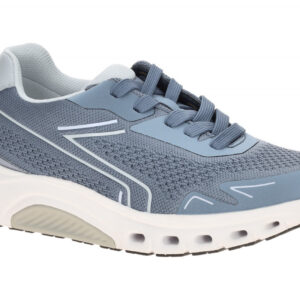 Gabor 86.984.26 ROLLINGSOFT Damen Halbschuh - Sneaker Jeans/Sky Blau Stoff Me...