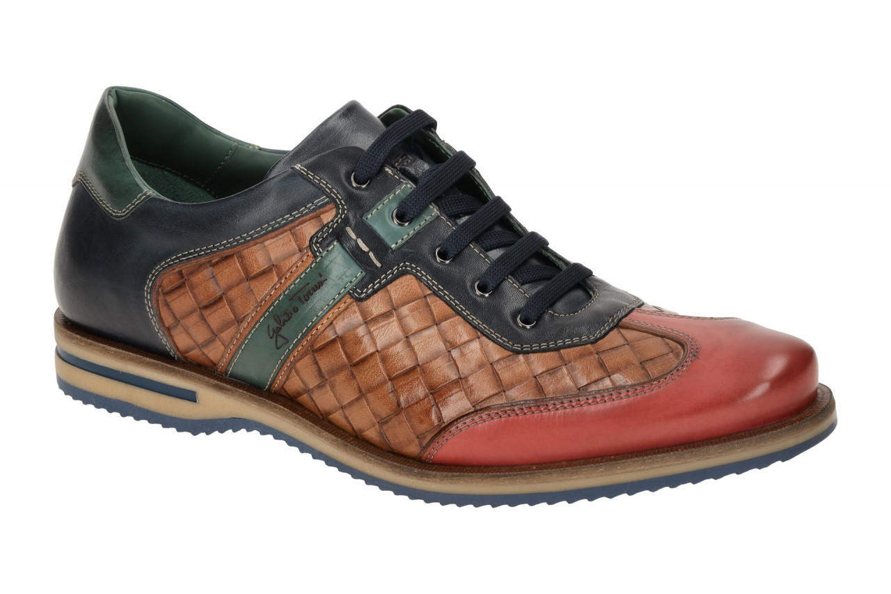Galizio Torresi Herrenschuhe 312918 in Rot - Elegante Halbschuhe mit Gummisohle 1 Galizio Torresi Herrenschuhe 312918 in Rot - Elegante Halbschuhe mit Gummisohle