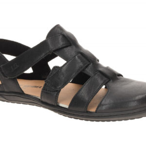 Josef Seibel Damen Sandalette 75801 002 105 Caitlyn 01 Schwarz Barfu?-Design