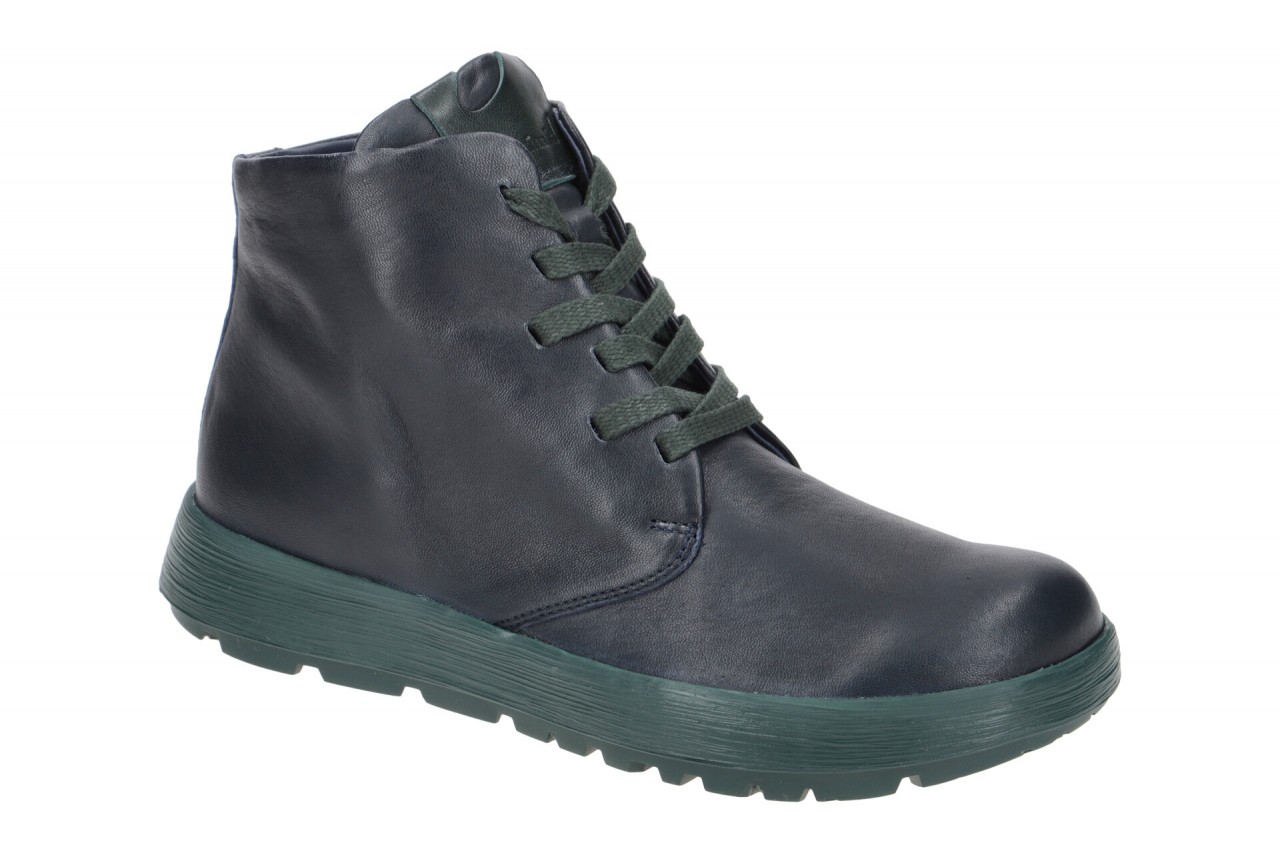 Think Damen Stiefeletten COMODA 628 in Navy/Kombi, Bequeme Schn?r-Boots aus E... 1 Think Damen Stiefeletten COMODA 628 in Navy/Kombi, Bequeme Schn?r-Boots aus E...