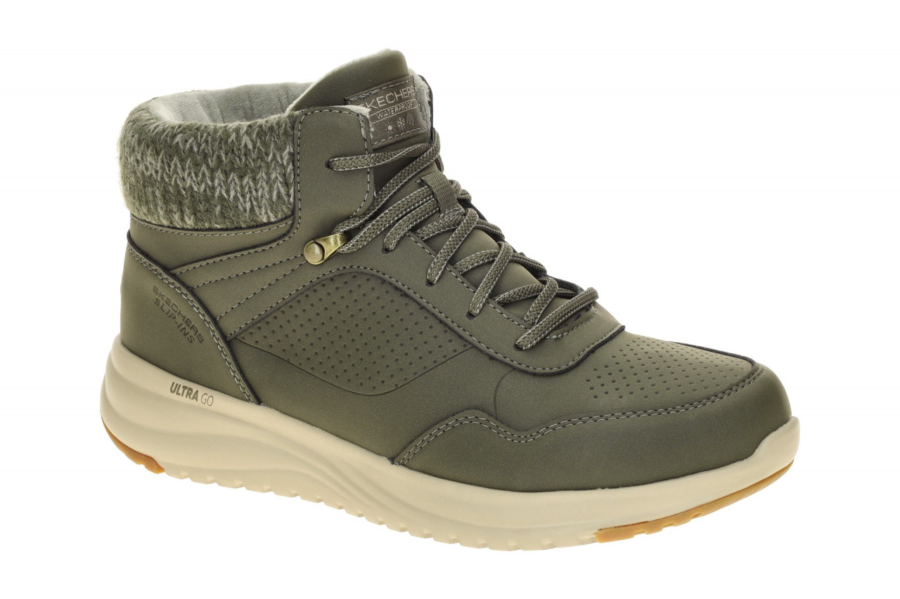 Skechers 144739 OLV Damen Sneaker olive wasserdicht mit Memory Foam 1 Skechers 144739 OLV Damen Sneaker olive wasserdicht mit Memory Foam