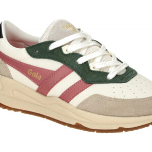 "Gola CLB521AC Saturn Quadrant Damen Sneaker Wei? Offwhite Bone Coral Pink Ch...