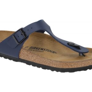 Birkenstock 143621 Gizeh BS Damen Pantoletten blau Birko-Flor EVA-Sohle