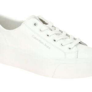 Calvin Klein VULC FLATFORM LOW YW01771 0K4 Wei? - sportliche Damenschuhe mit ...