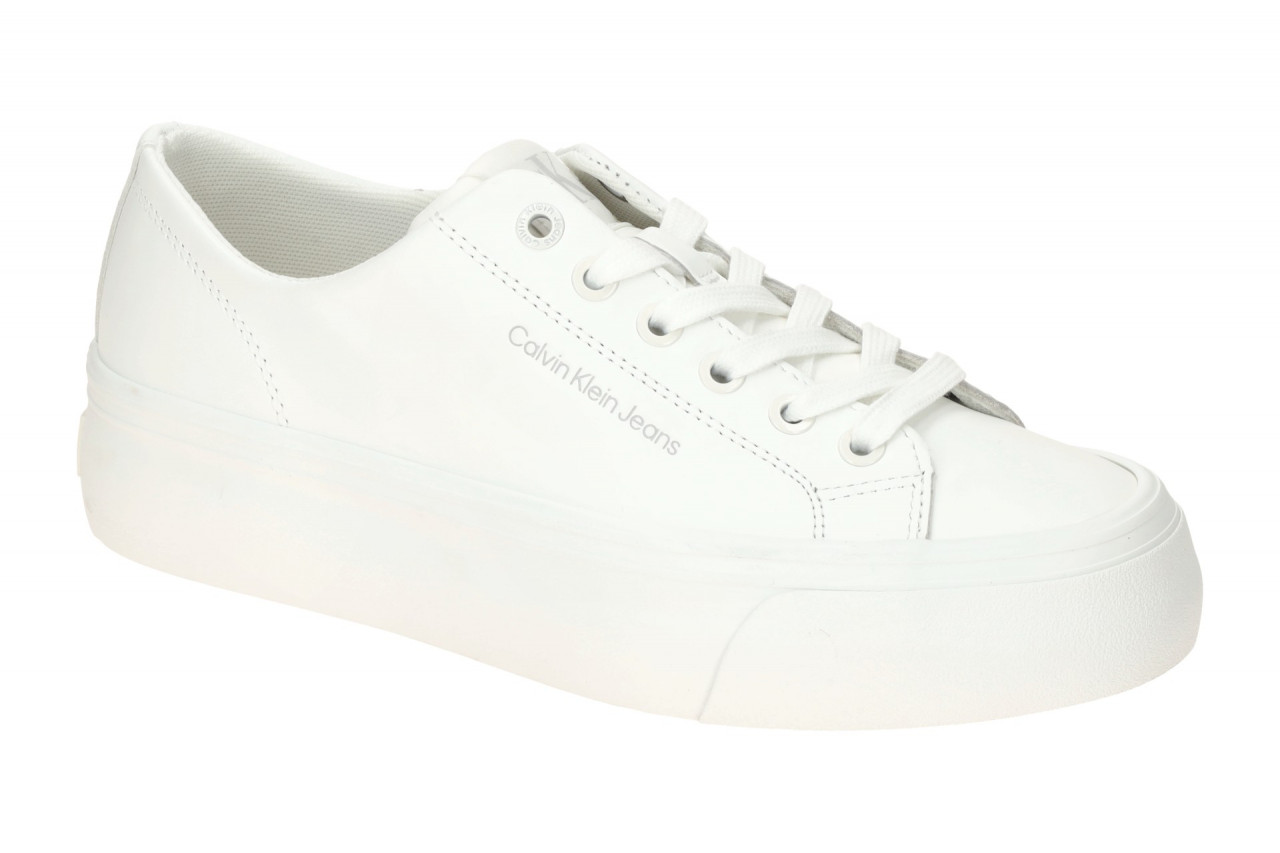 Calvin Klein VULC FLATFORM LOW YW01771 0K4 Wei? - sportliche Damenschuhe mit ... 1 Calvin Klein VULC FLATFORM LOW YW01771 0K4 Wei? - sportliche Damenschuhe mit ...