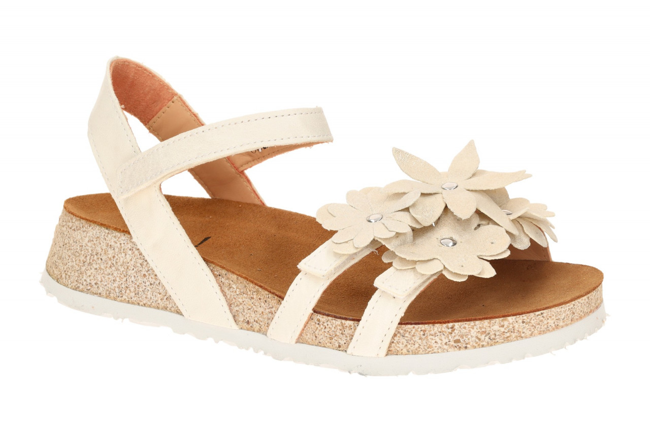 Think Damen Sandalette 551 Wei? ivory/kombi Echtleder Keilabsatz Klettverschluss 1 Think Damen Sandalette 551 Wei? ivory/kombi Echtleder Keilabsatz Klettverschluss