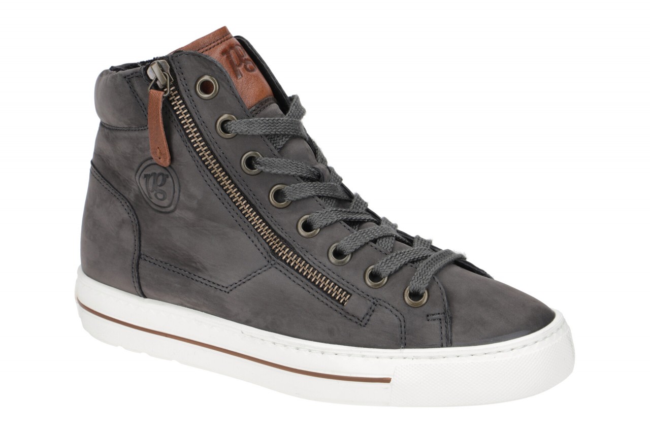 Paul Green Damen Stiefeletten 4024-010 Dunkelgrau/Braun Sportliche Sneaker Boots 1 Paul Green Damen Stiefeletten 4024-010 Dunkelgrau/Braun Sportliche Sneaker Boots