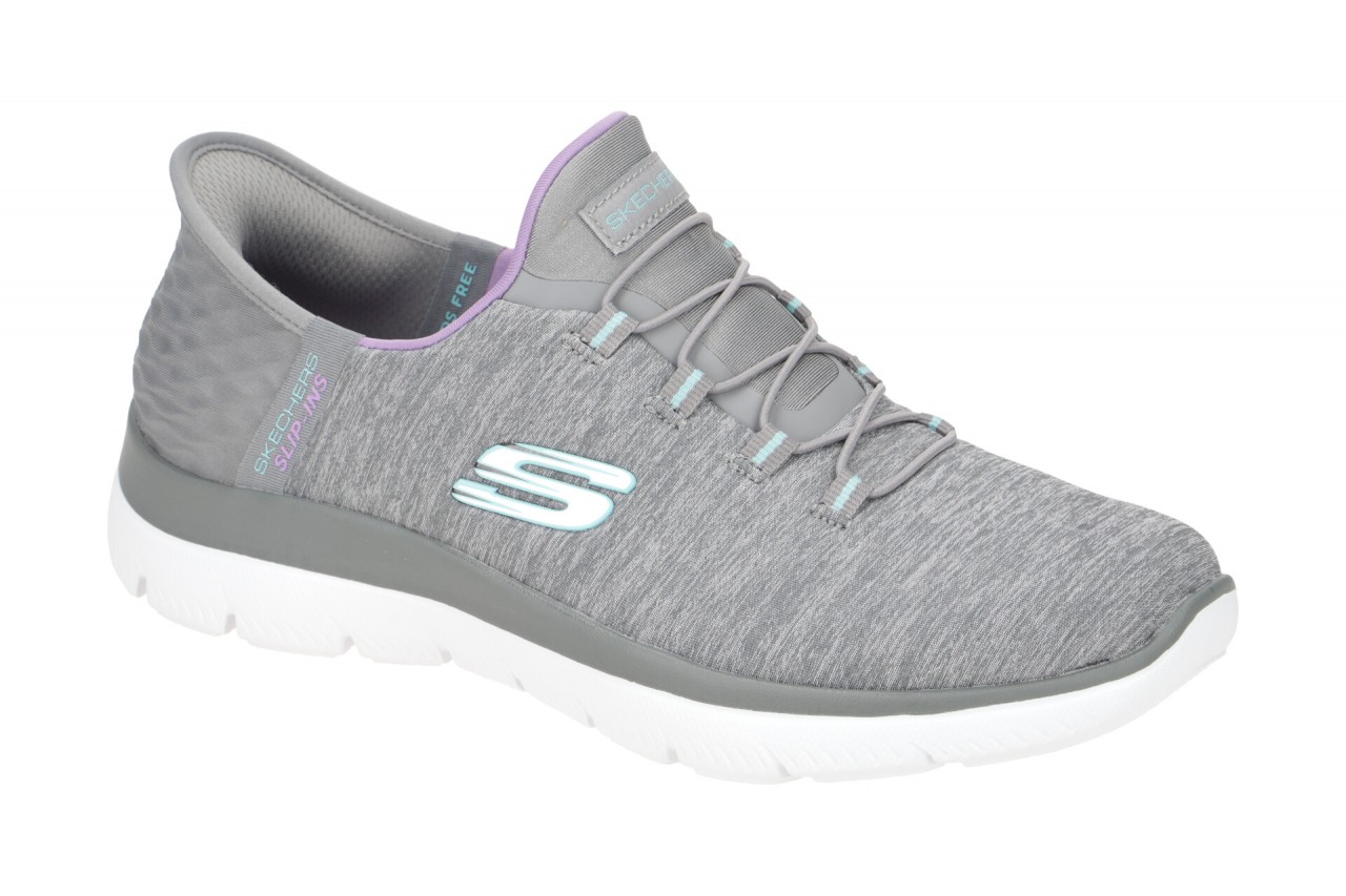 "Skechers 149937 GYMT Hands-Free Slip-On Sneaker Grau Multi Air Cooled Memory... 1 "Skechers 149937 GYMT Hands-Free Slip-On Sneaker Grau Multi Air Cooled Memory...