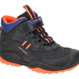 Geox J261WB 0CEBU C0399 NEW SAVAGE BOY ABX - Allwetter Boots, schwarz + orang...