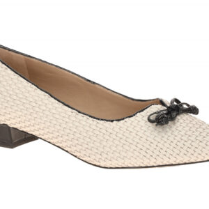 Peter Kaiser Damenschuhe Pumps 9-72471-46 Offwhite Glattleder Blockabsatz