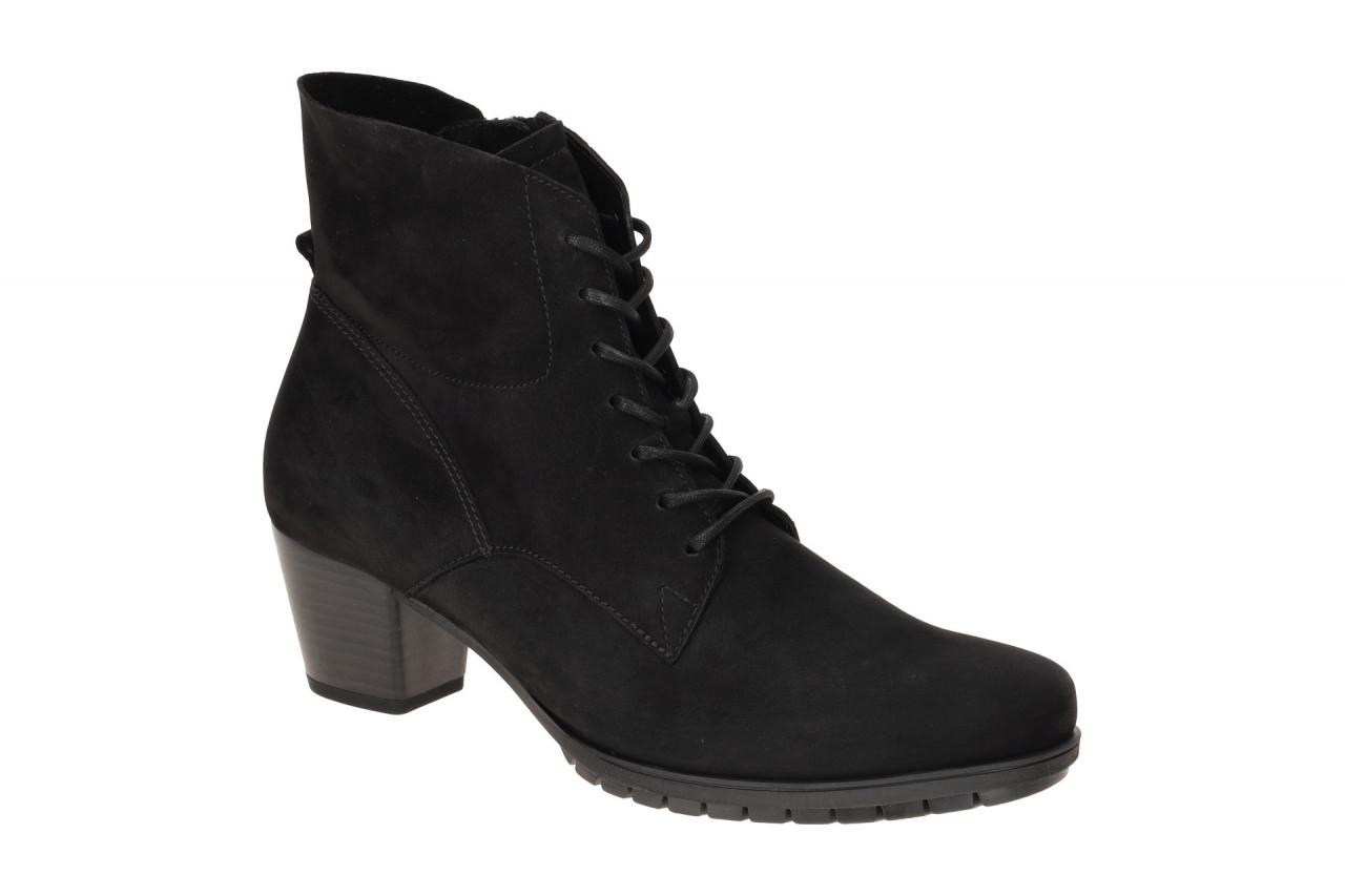 Gabor Stiefeletten 76.605 - PALMA, Damen, schwarz (schwarz), Nubukleder, Schn... 1 Gabor Stiefeletten 76.605 - PALMA, Damen, schwarz (schwarz), Nubukleder, Schn...