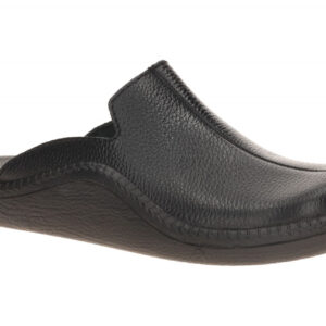 Josef Seibel Herren Pantolette 17902 Schwarz Echtleder Extra Weit Bequem