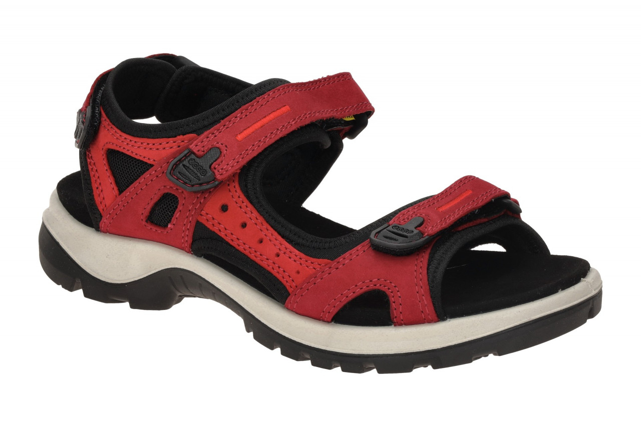 Ecco 069563 OFFROAD - Yucatan Damen Sandale in Brick/Chili Red 1 Ecco 069563 OFFROAD - Yucatan Damen Sandale in Brick/Chili Red