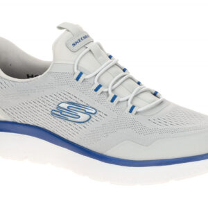 Skechers 233045 GYBL SUMMITS - TOP RATE Herren Slipper grau/blau Hands Free S...