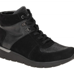 Waldl?ufer Damen Stiefeletten 626K82 Schwarz Bequem Luftpolstersohle