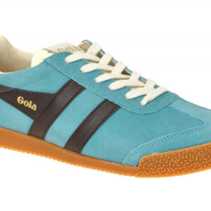 Gola CLB538EF ELAN Damen Sneaker Halbschuh blau ocean/mocha/sun bequem mit Fr...