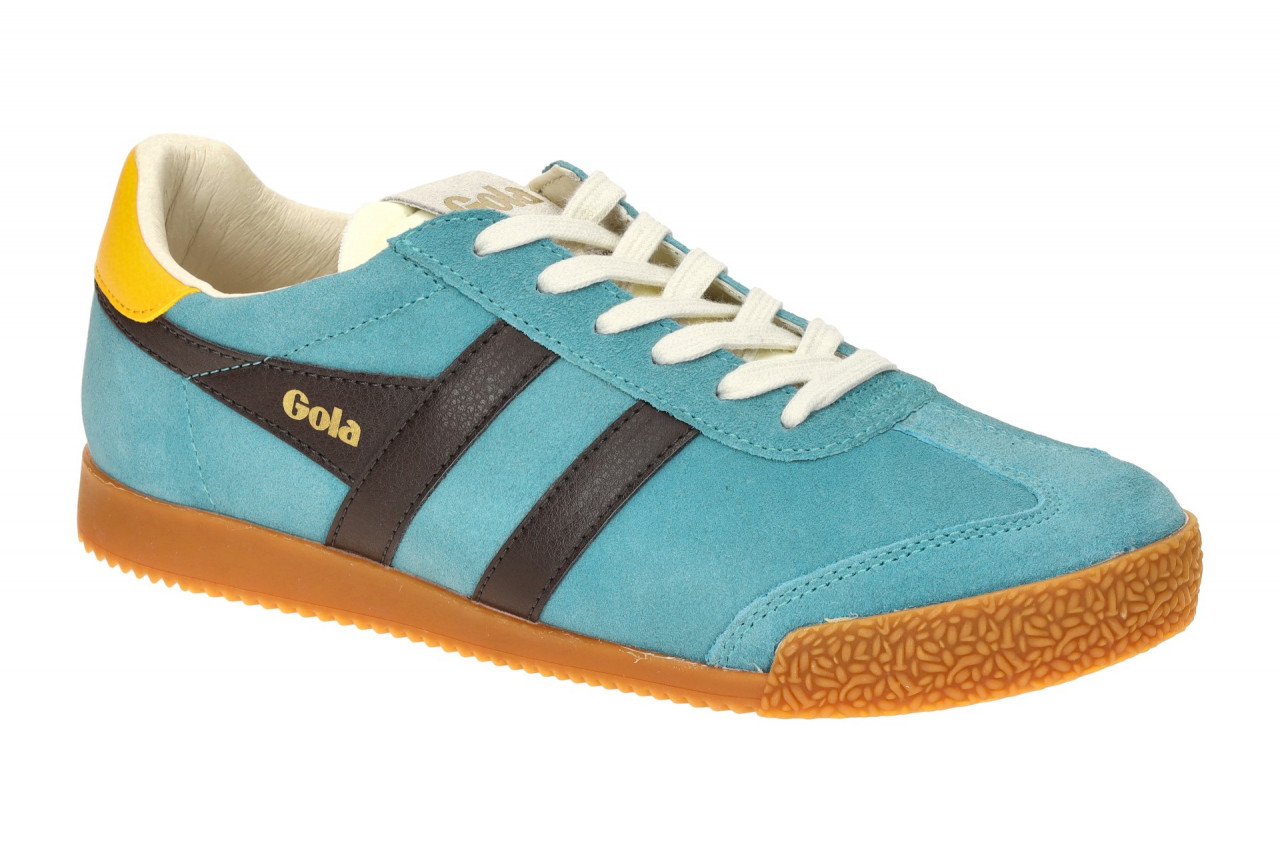 Gola CLB538EF ELAN Damen Sneaker Halbschuh blau ocean/mocha/sun bequem mit Fr... 1 Gola CLB538EF ELAN Damen Sneaker Halbschuh blau ocean/mocha/sun bequem mit Fr...