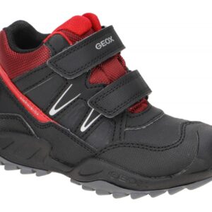 Geox J261WA 0CEFU C0048 NEW SAVAGE BOY ABX Allwetter Boots schwarz/rot wasser...