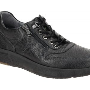 Waldl?ufer 984007 Herrenschuhe Schwarz - bequeme Schn?r Halbschuhe