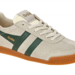 Gola CLB538FN ELAN Damen Sneaker Grau Gr?n Rosa Wei? Velourleder Frottee Norm...